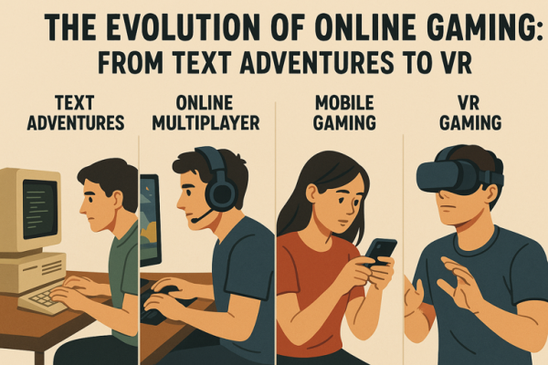 The Evolution of Online Gaming: From Text Adventures to VR
